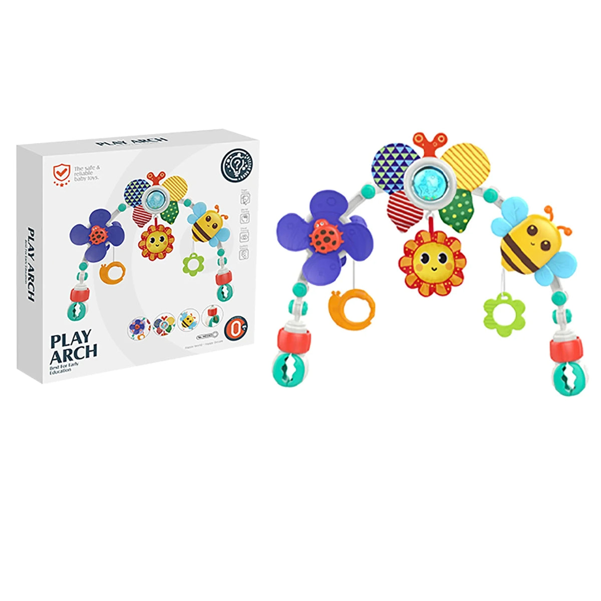 Baby Stroller Arch Toys Bouncer Toy Pram Activity Arch Toys Sensory Development Arch Baby Car Seat Toys Fine Motor Skills Toys