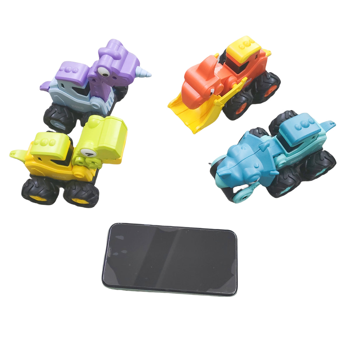 Children's Dinosaur Press Toy Engineering Car Inertial Walking Power Returning Car Baby Puzzle Boy Toy Car