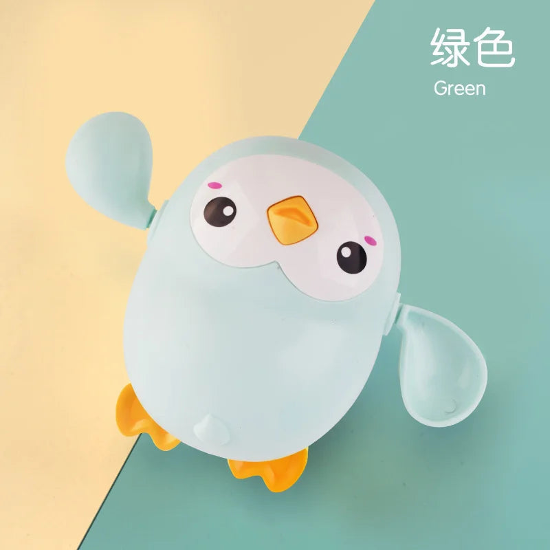 Cute Clockwork Baby Bath Toys, Funny Animal Water Play Dolls, Kids Swimming Bathtub Shower Toy, Lovely Bathroom Play Gift for Ch