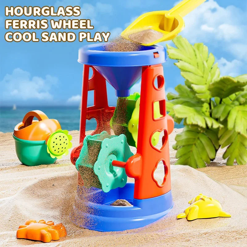 Children's Sand Playing Tools Beach Toys Set Outdoor Indoor Seaside Sandbox Shovels Sand-Digging Tools Carts Buckets Kit Boy Toy