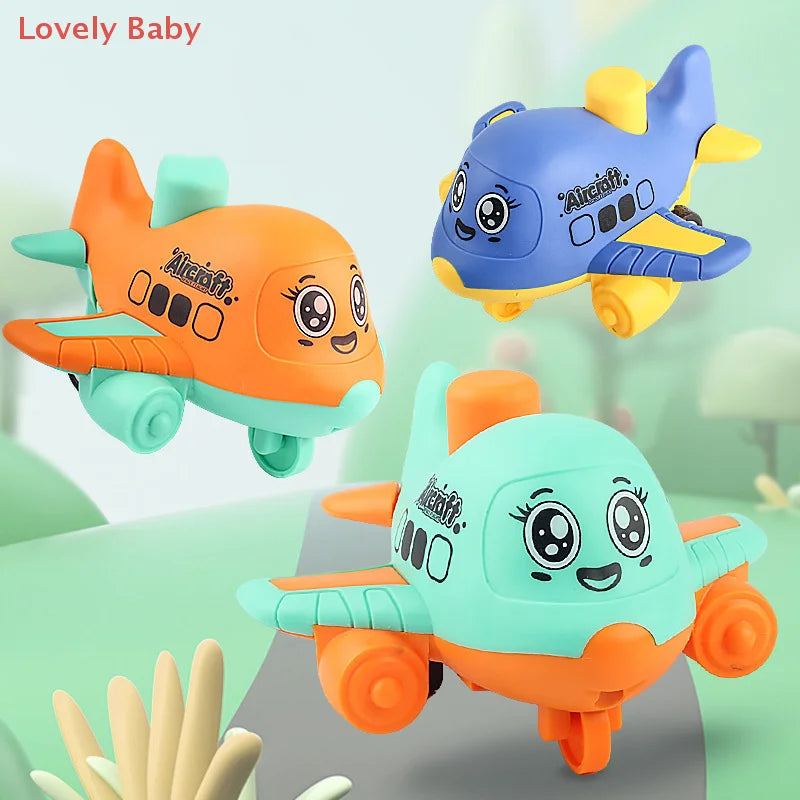 【BS】Press And Go Aircraft Toys For Toddlers 1-3, Baby Racing Cars, Infant Play Vehicle, Baby Push Go Friction Car Toys