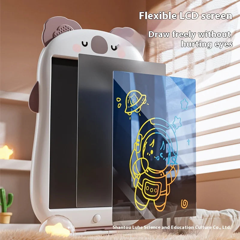 Children's Early Education 12 Inch LCD Drawing Board Toy, Baby Graffiti Handwriting Board, Charging Puzzle, Birthday Gift