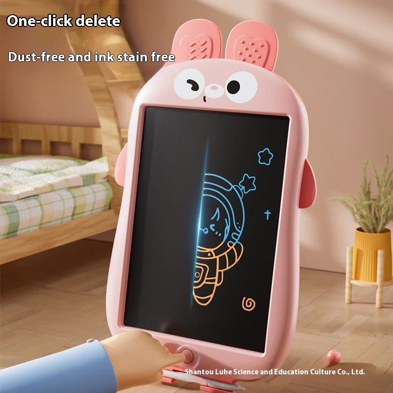 Children's Early Education 12 Inch LCD Drawing Board Toy, Baby Graffiti Handwriting Board, Charging Puzzle, Birthday Gift