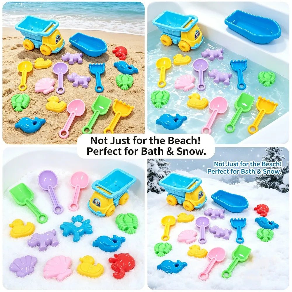 Mini Children's Beach Car Toys, Outdoor Water Play and Sand Digging Tools, Parent-child Beach Car, Boys and Girls' Toys