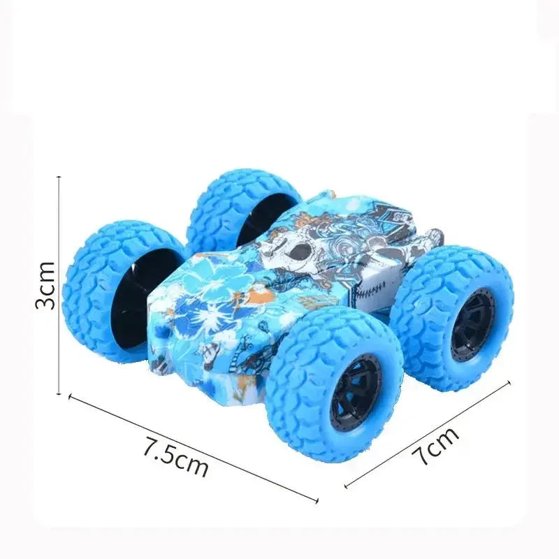 Children's Toy Car, Fun Double-Sided Car, Inertial Safety, Anti-Collision and Anti-Fall, Children's Anti-Fall Model, Sliding Off-Road Vehicle