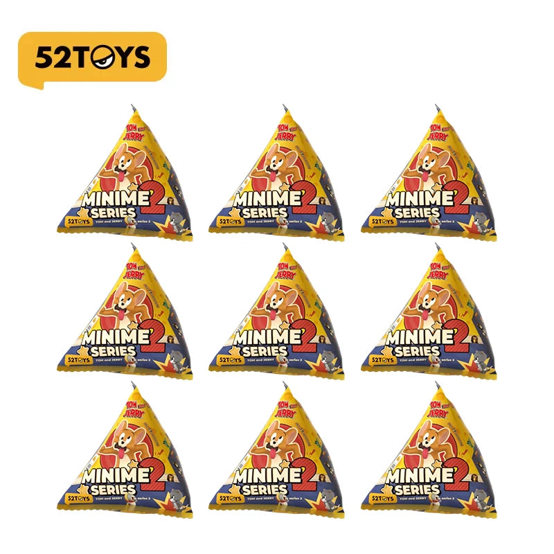 52TOYS Tom And Jerry Minime Series 2 Blind Box Collectible Trendy Figurine Desktop Decoration Cartoon Home Decor For Adult Fans