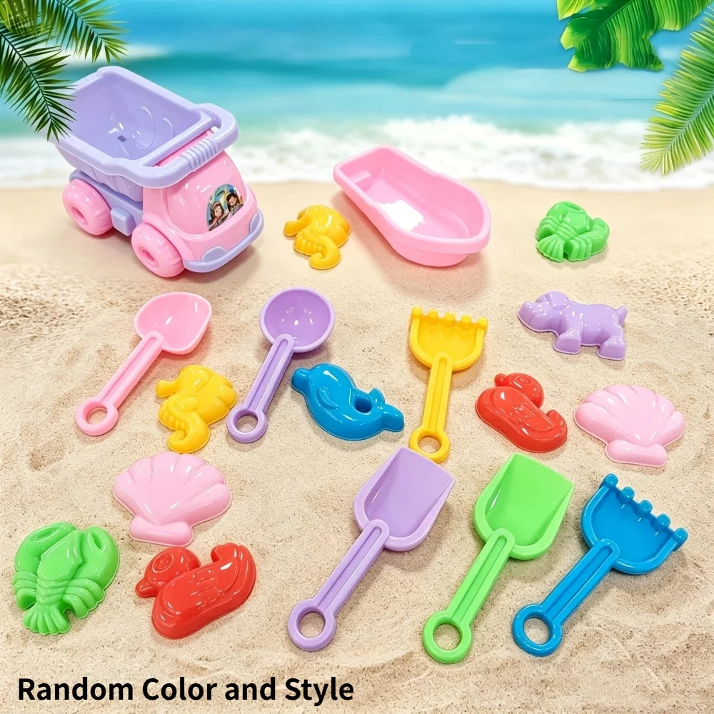 Mini Children's Beach Car Toys, Outdoor Water Play and Sand Digging Tools, Parent-child Beach Car, Boys and Girls' Toys