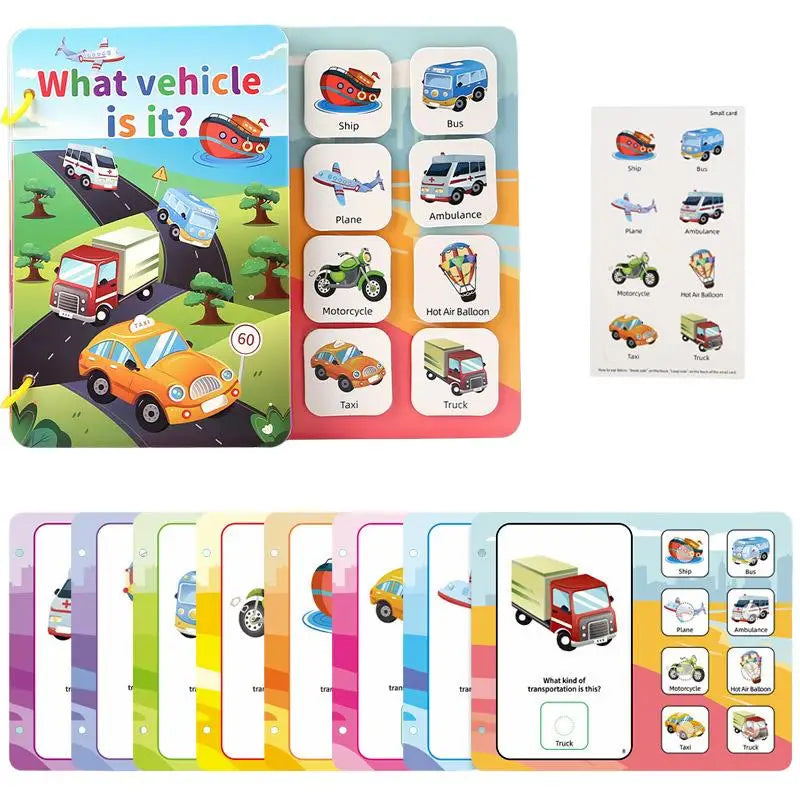 Repeatedly Sticker Busy Card Book Baby Paste Readings Matching Puzzle