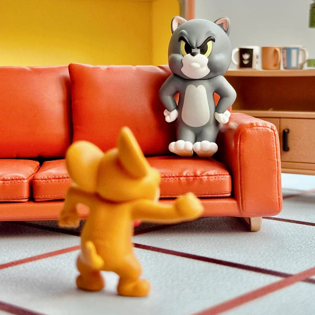 52TOYS Tom And Jerry Minime Series 2 Blind Box Collectible Trendy Figurine Desktop Decoration Cartoon Home Decor For Adult Fans