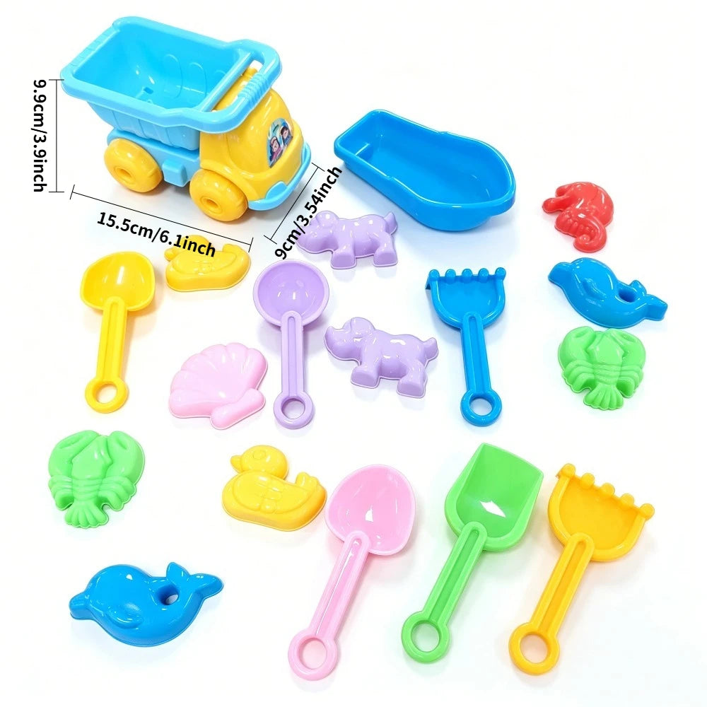 Mini Children's Beach Car Toys, Outdoor Water Play and Sand Digging Tools, Parent-child Beach Car, Boys and Girls' Toys