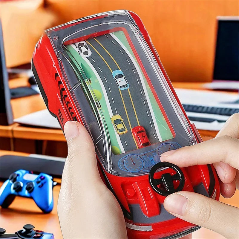 Children's Mini Electronic Adventure Game Steering Wheel Racing Cars Driving Toys Simulating Vehicles Music Sounds Baby Gifts