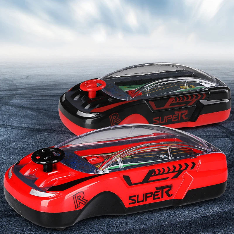 Children's Mini Electronic Adventure Game Steering Wheel Racing Cars Driving Toys Simulating Vehicles Music Sounds Baby Gifts