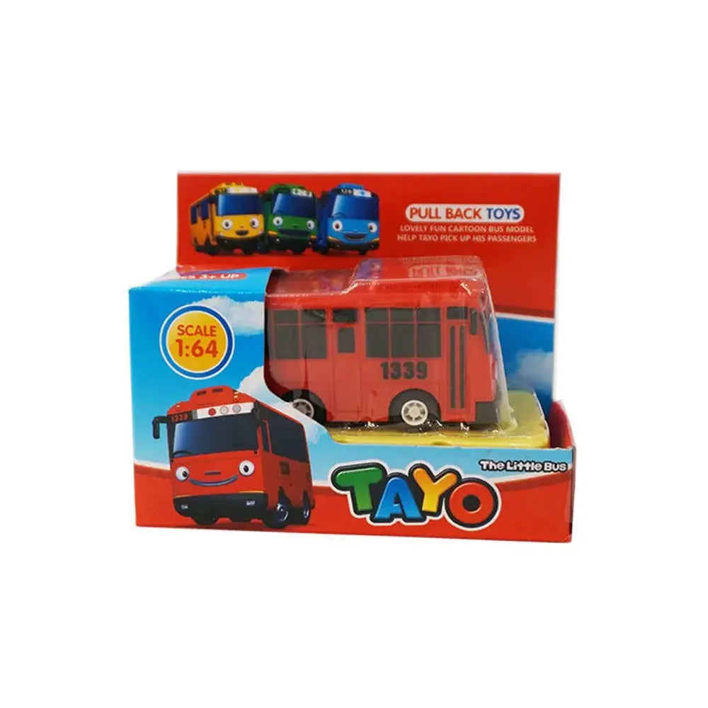 Model Buses for Kids Gifts Little Children Educational Model Buses TAYO Bus Car Mini Pull Back Bus Little Toys