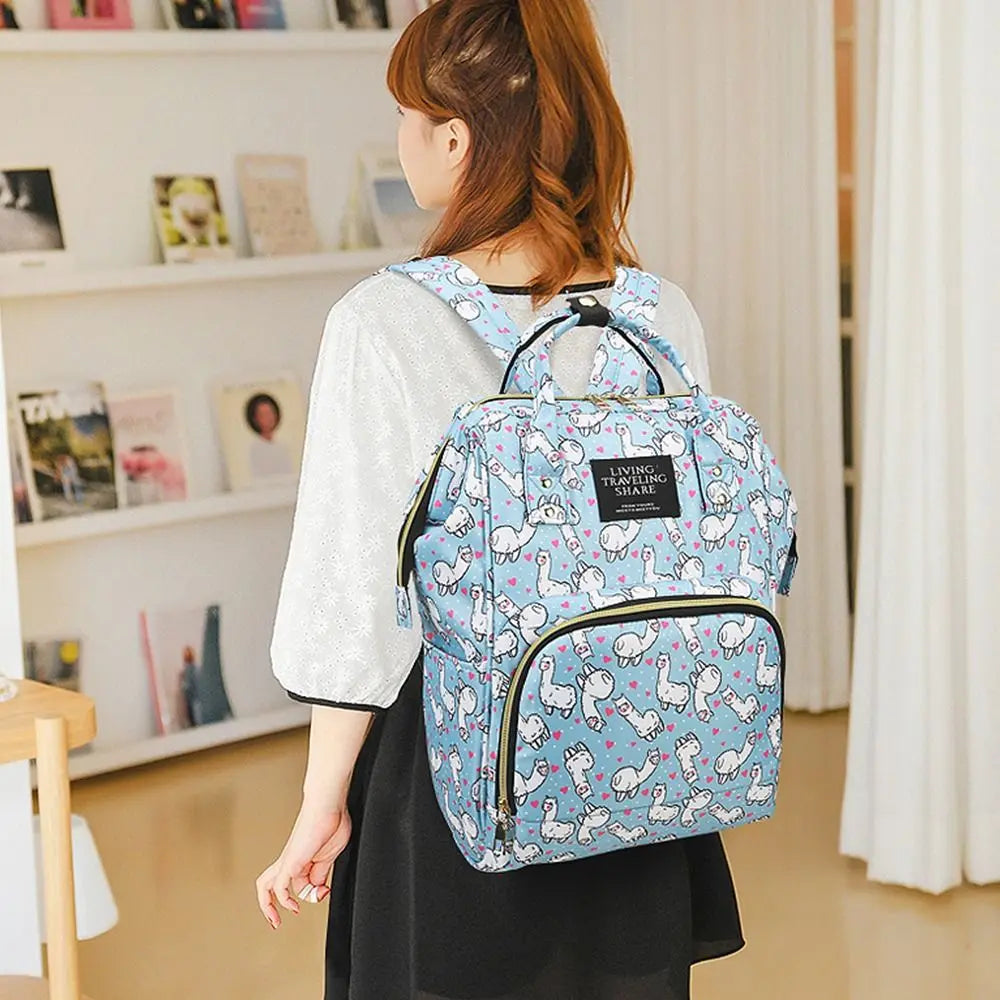 Baby Bag Waterproof Nappy Changing Pockets Storage Bag Tote Bag Multi-Function Diaper Bag Mummy Bag Nappy Bags Travel Backpack
