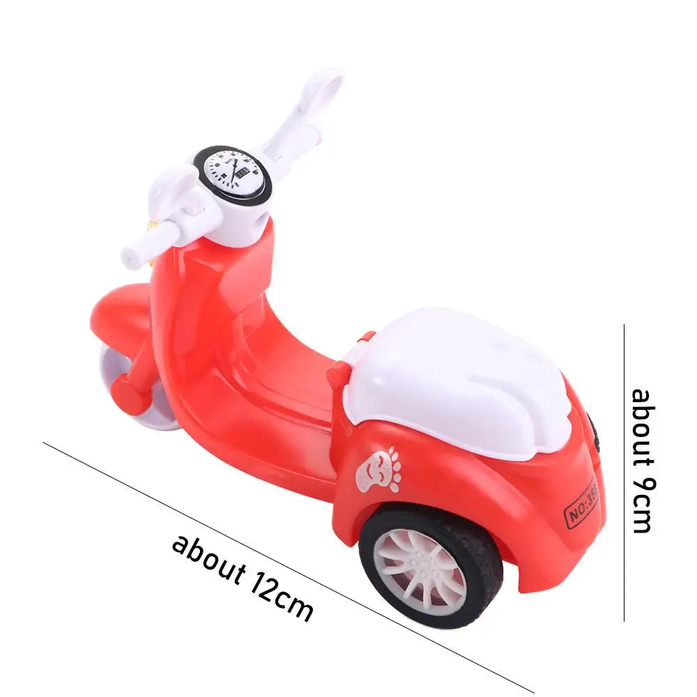 1pc Baby Inertia Mini Motorcycle Car Toys Plastic Simulation Motorcycle Early Learning Funny Birthday Gifts