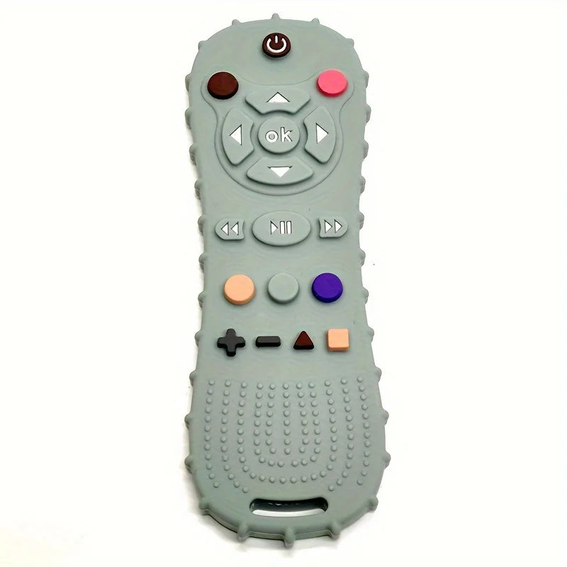 Montessori Baby Silicone Teether Toys Toddler Remote Control Boys Girls Gift Sensory Toys