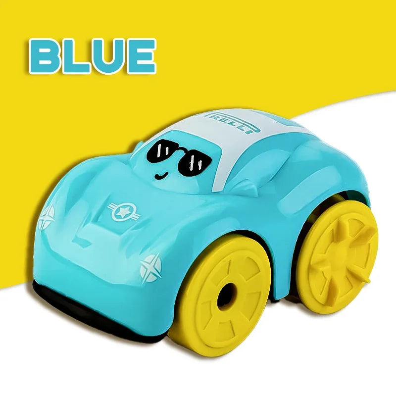 Fun Bath Water Playing Toys Clockwork Mini Car Cartoon Vehicle Baby Bath Toy Kids Gift Amphibious Cars Bathroom Floating Toys