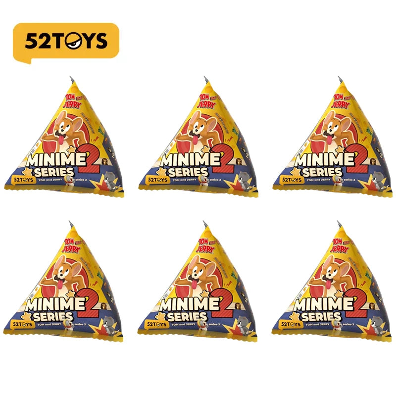 52TOYS Tom And Jerry Minime Series 2 Blind Box Collectible Trendy Figurine Desktop Decoration Cartoon Home Decor For Adult Fans