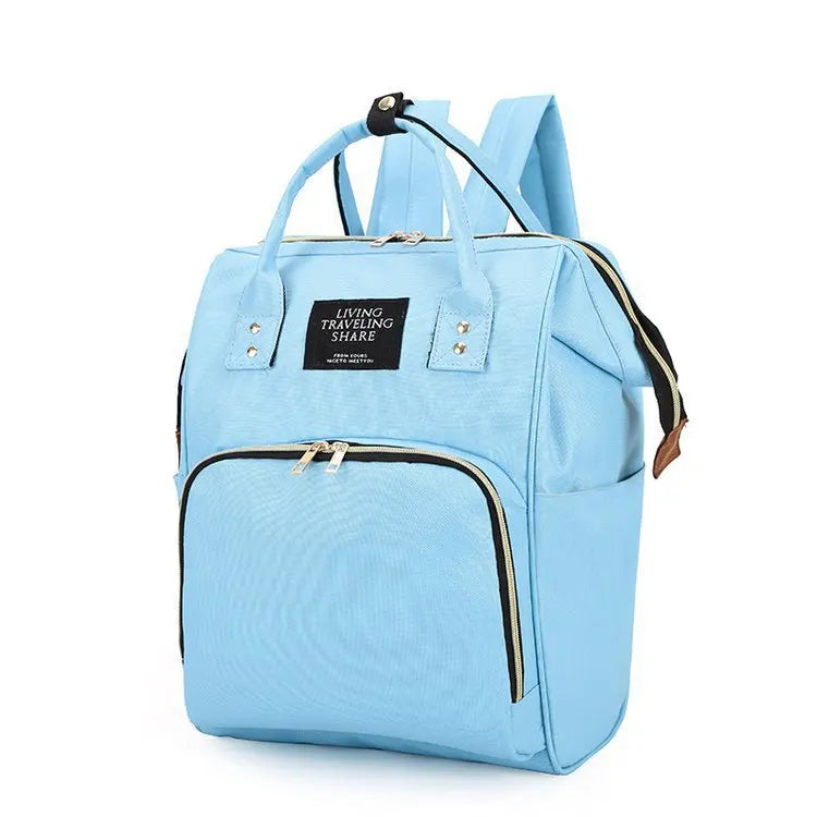 Large Capacit Wide Open Designed Baby Diaper Bag, Multi-Function Waterproof Travel Backpack Nappy Tote Bags for Mom & Dad,