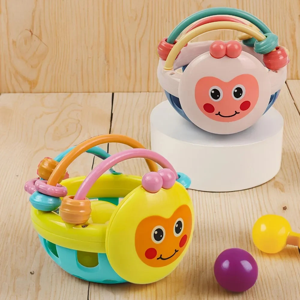 Baby Soft Teething Toys Newborn Early Educational Sensory Teether Rattle Touch Hand Grasping Ball Develop Infant Ball Game Toy