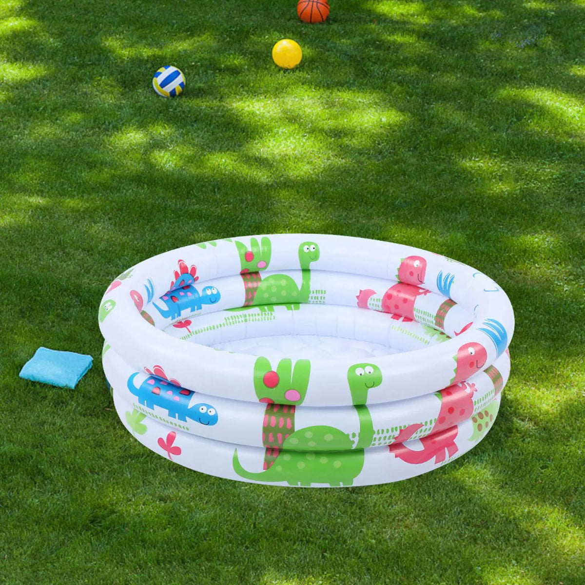 60cm/23.6in With Eco-friendly PVC Material Baby Pool Inflatable Little Pump Pool Wear-Resistant For Babies Kids Training