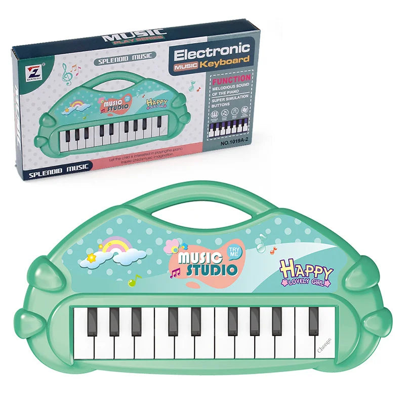 Electronic Piano Toys 13 Key Portable Music Piano Toy Electronic Musical Instrument Toys Multifunctional Kids Music Learning Toy