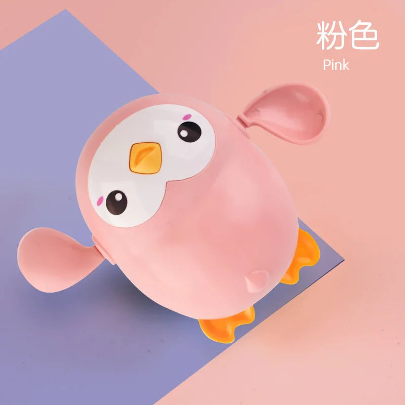 Cute Clockwork Baby Bath Toys, Funny Animal Water Play Dolls, Kids Swimming Bathtub Shower Toy, Lovely Bathroom Play Gift for Ch