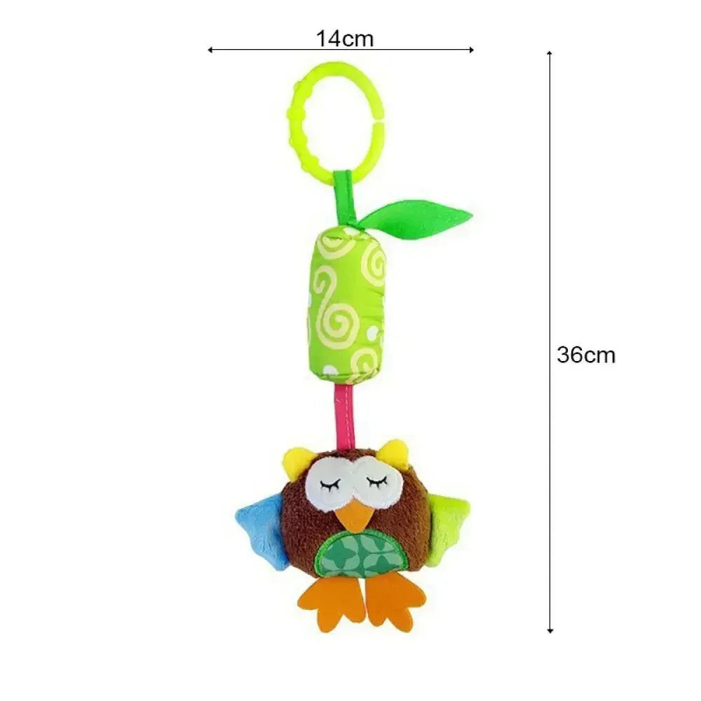 Baby Crib Hanging Rattles Toys Car Seat Toy Soft Mobiles Stroller Crib Cot Spiral Toy Pram Hanging Dolls for Baby Newborn Gift