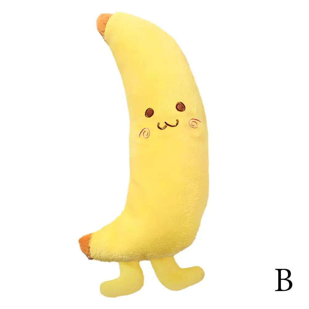 Baby Anti-startle Hand-held Doll For Toddler Plush Bananas Doll Fine Motor Skill Development Toy Carrot Doll