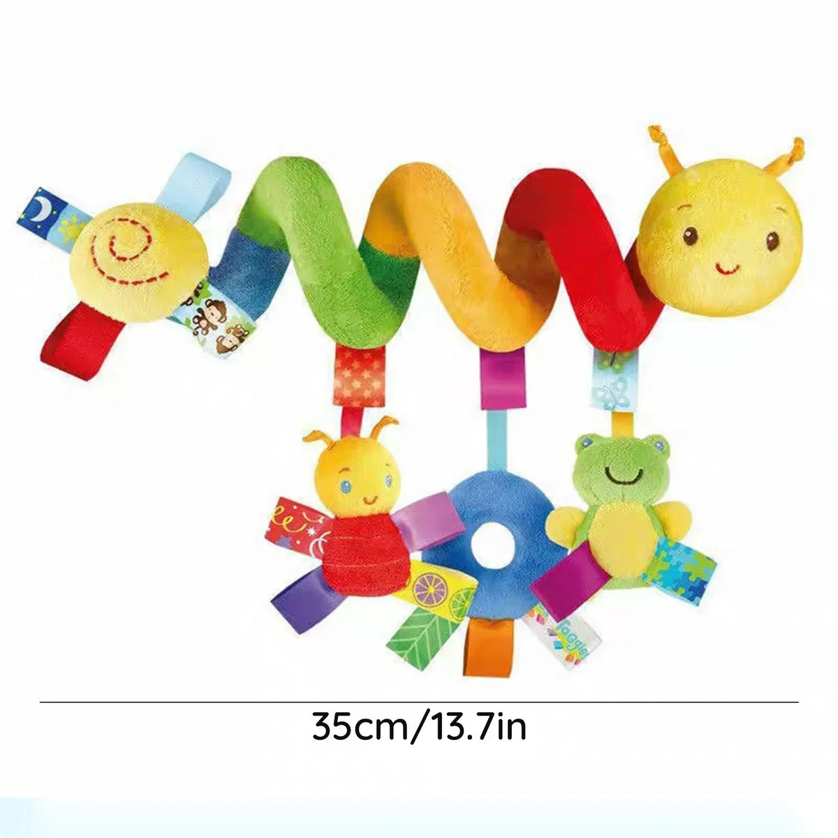 Baby Crib Hanging Rattles Toys Car Seat Toy Soft Mobiles Stroller Crib Cot Spiral Toy Pram Hanging Dolls for Baby Newborn Gift
