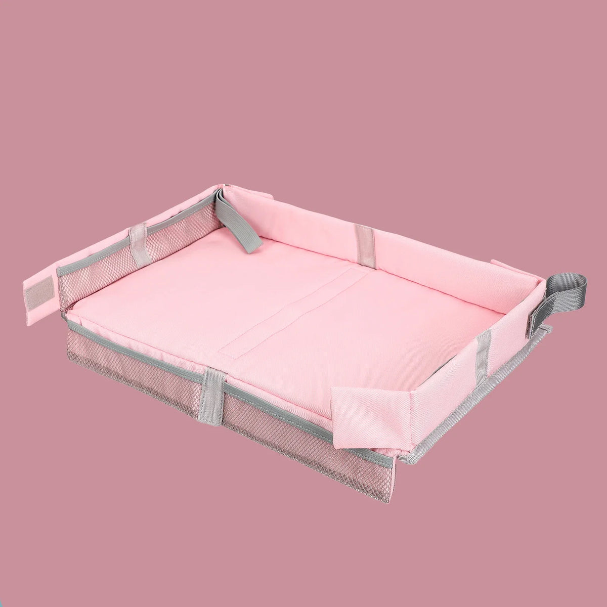 Waterproof Baby Car Seat Travel Tray Organizer With Cup Holder Toy Snack Storage Play Table For Kids Stroller Safety Seat
