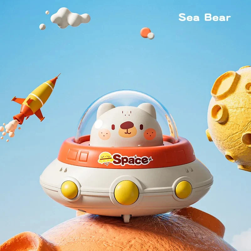 Baby Car Toys Press Gear Car Children's Toy Car Cute Pull Back Inertial Car Toy for Toddler Puzzle Animals Car Gift for Children