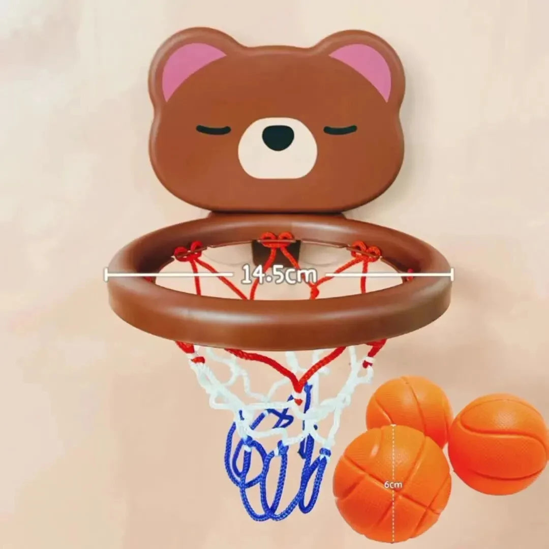 Baby Bath Toys Suction Cup Shooting Basketball Hoop With 3 Ball Bathroom Bathtub Shower Toy Kid Play Water Game Toy For Children