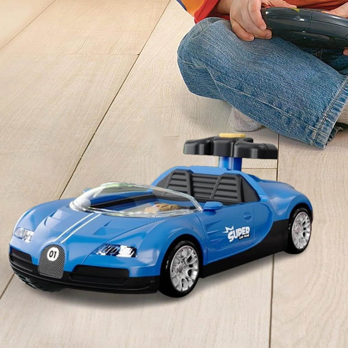Kids Simulation Driving Game Racing Adventure Sports Car Toy Interactive Educational Obstacle Course Toys for Boys Gift