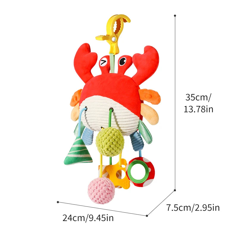 Car Seat Toys Newborn Toys Stroller Toy Baby Toys Carseat Toy for Infants for Carseat Stroller Crib with Music Rattles Teether