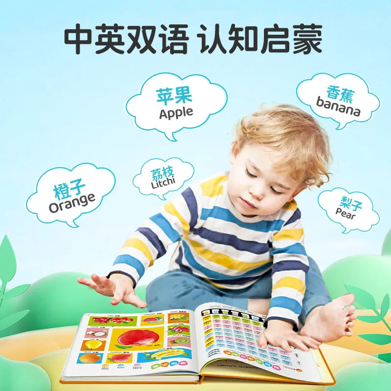 Children's Early Education Enlightenment Audiobook, Bilingual in Chinese and English, Children's Learning Assistance Book