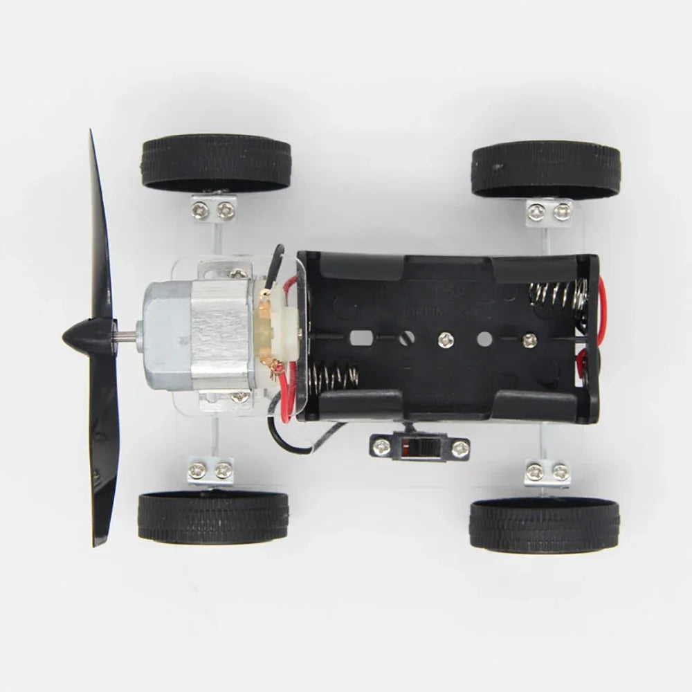DIY Wind Power Car Electronic Kit Technology Science Toys Educational Kits for Children Experiment Creative Invention School Toy