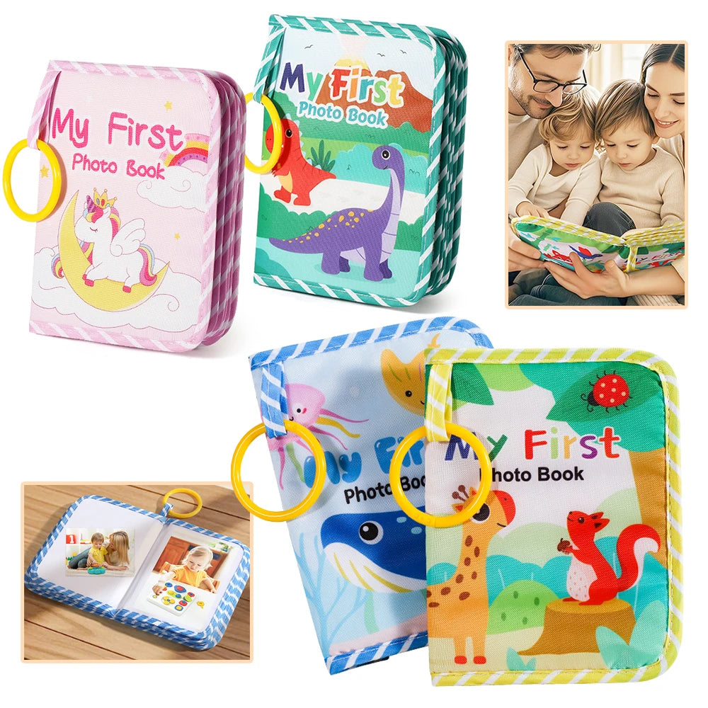 Baby Photo Album First Year Baby Photo Book Growth Babies Albums Shower Guest Diy Photography Album with Family Record