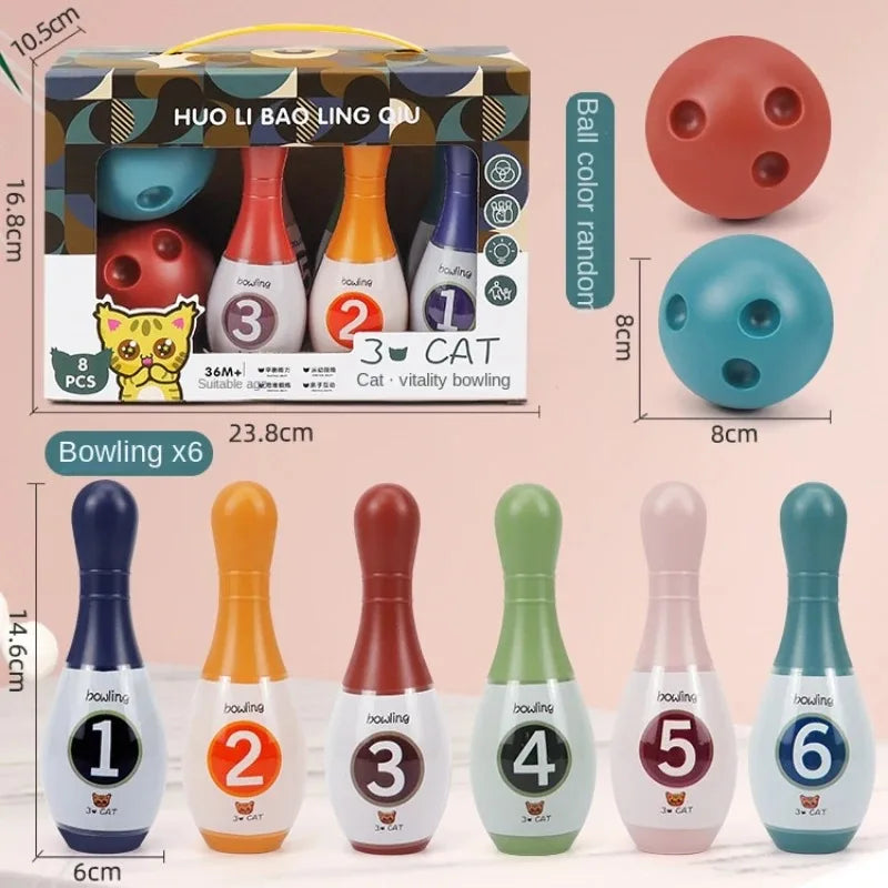 Indoor Bowling Sports Toys Set Parent-Child Interactive Family Party Game Funny Outdoor Sports Game Gifts Toys