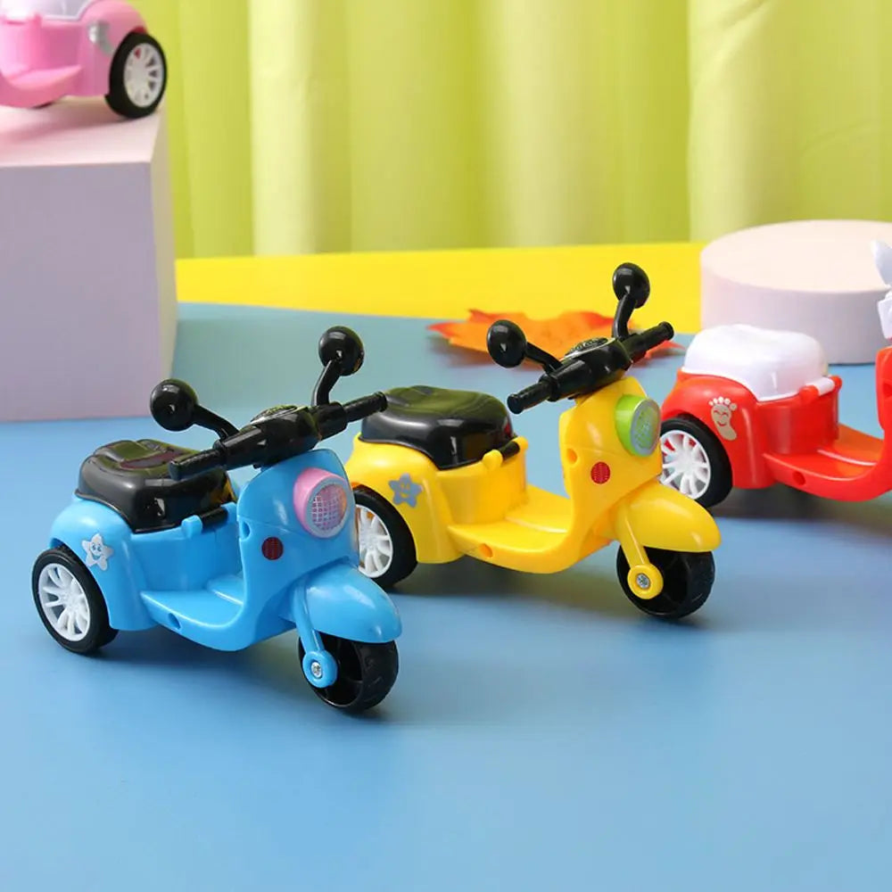 1pc Baby Inertia Mini Motorcycle Car Toys Plastic Simulation Motorcycle Early Learning Funny Birthday Gifts