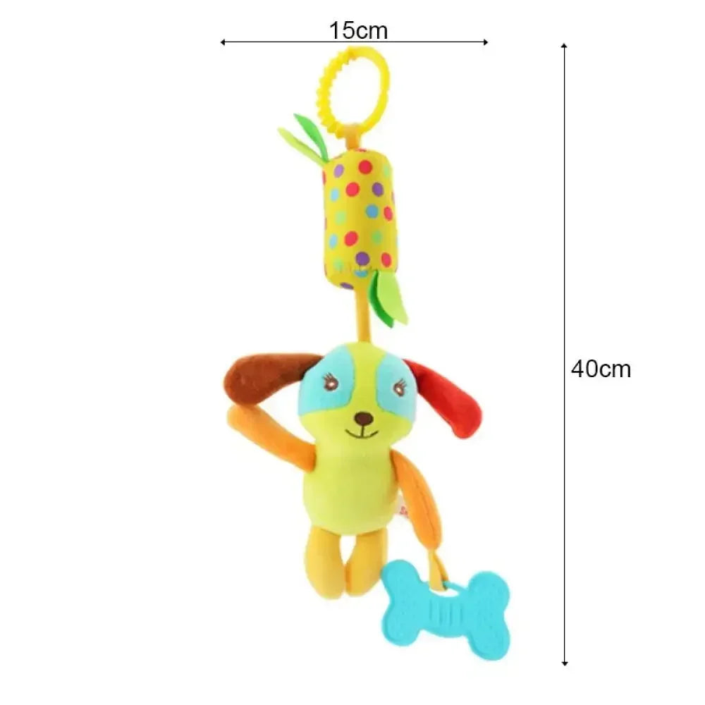 Baby Crib Hanging Rattles Toys Car Seat Toy Soft Mobiles Stroller Crib Cot Spiral Toy Pram Hanging Dolls for Baby Newborn Gift