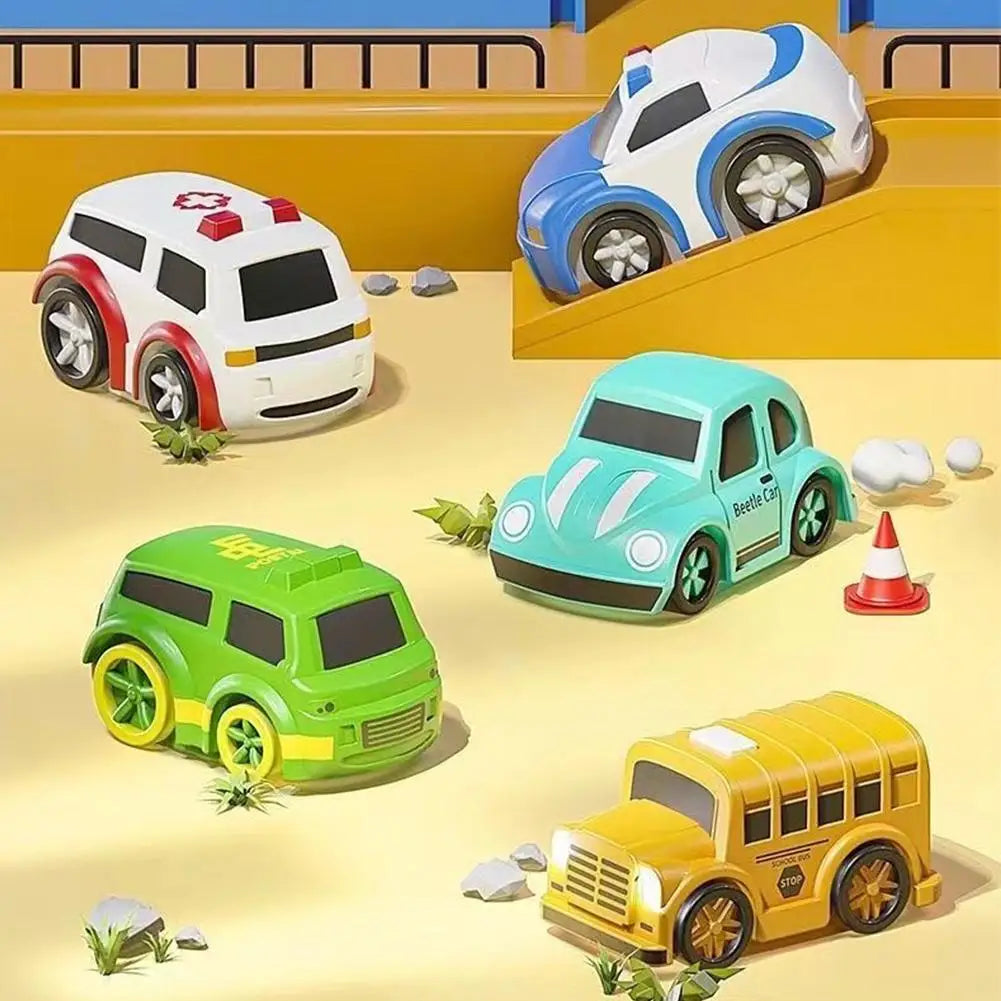 Electric Track Parking Building Car Toy Racing Rail Car Train Track Toy for Children Gifts Mechanical Adventure Brain Table Game