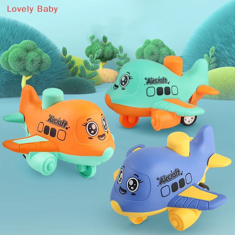 【BS】Press And Go Aircraft Toys For Toddlers 1-3, Baby Racing Cars, Infant Play Vehicle, Baby Push Go Friction Car Toys