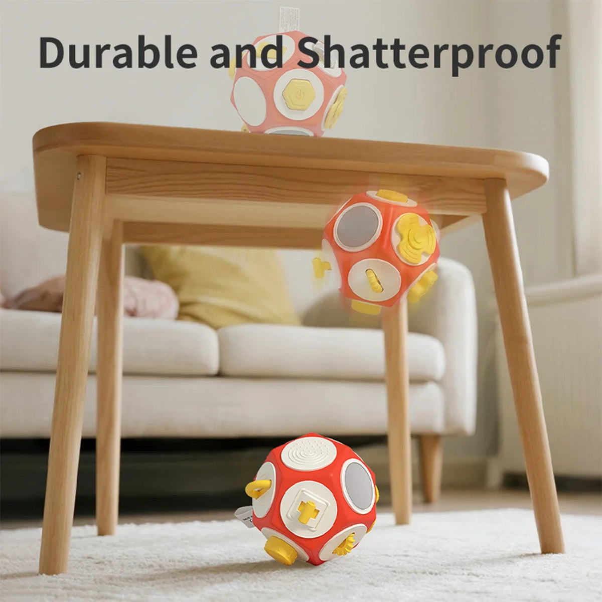 Baby Early Education 0-6 Months Busy Ball Multi-Functional Montessori Educational Toy