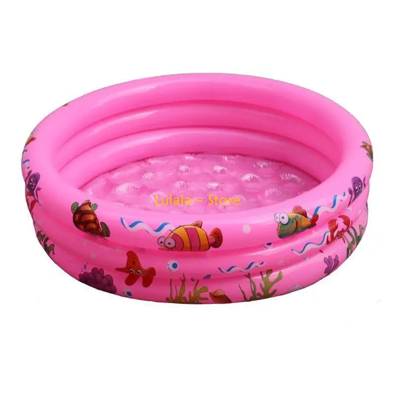Y4QA 1 Set Baby Infants Inflatable Swimming Pool Kids Round Safety Swim Pool Foldable