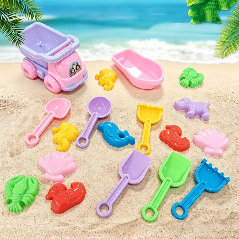 Mini Children's Beach Car Toys, Outdoor Water Play and Sand Digging Tools, Parent-child Beach Car, Boys and Girls' Toys