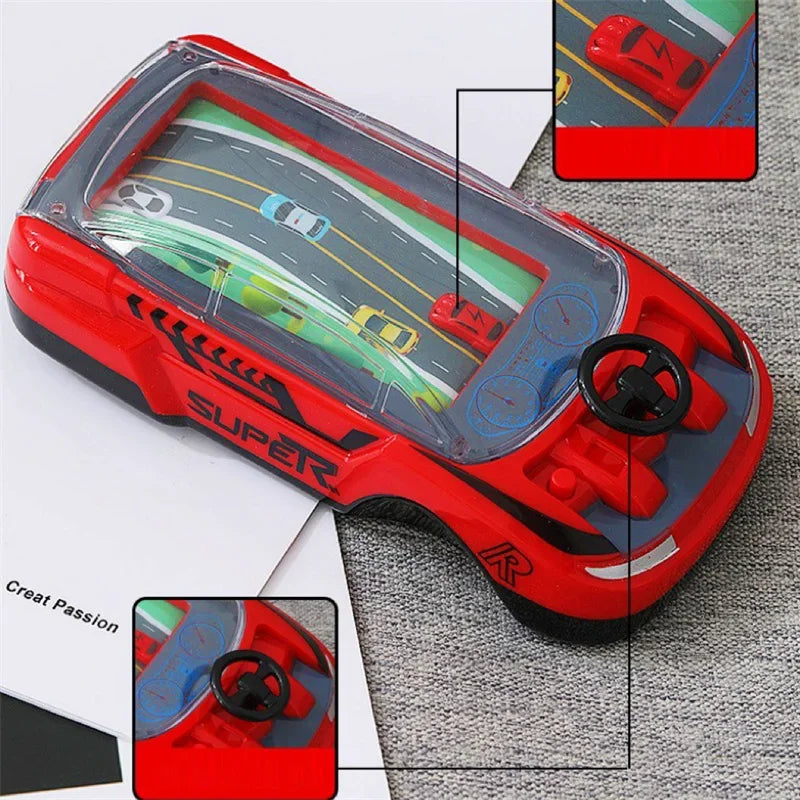 Children's Mini Electronic Adventure Game Steering Wheel Racing Cars Driving Toys Simulating Vehicles Music Sounds Baby Gifts