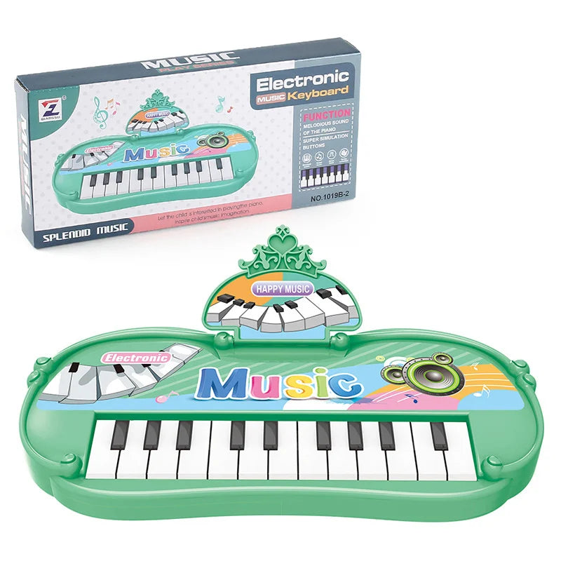 Electronic Piano Toys 13 Key Portable Music Piano Toy Electronic Musical Instrument Toys Multifunctional Kids Music Learning Toy