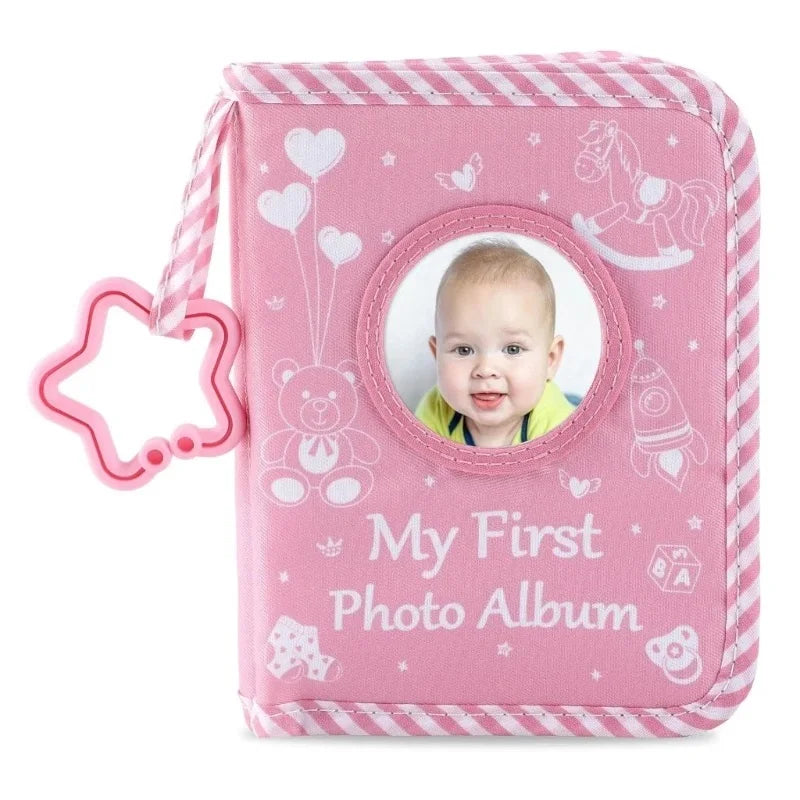Baby Photo Album First Year Baby Photo Book Growth Babies Albums Shower Guest Diy Giraffe Photography Album with Family Record