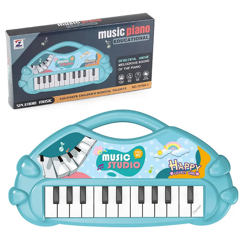 Electronic Piano Toys 13 Key Portable Music Piano Toy Electronic Musical Instrument Toys Multifunctional Kids Music Learning Toy